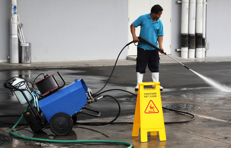 Commercial power washing and exterior cleaning services